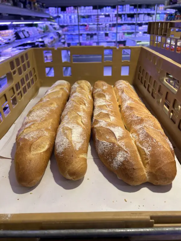 Stokbrood wit breed